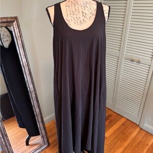 Athleta Sleeveless Black Maxi Dress